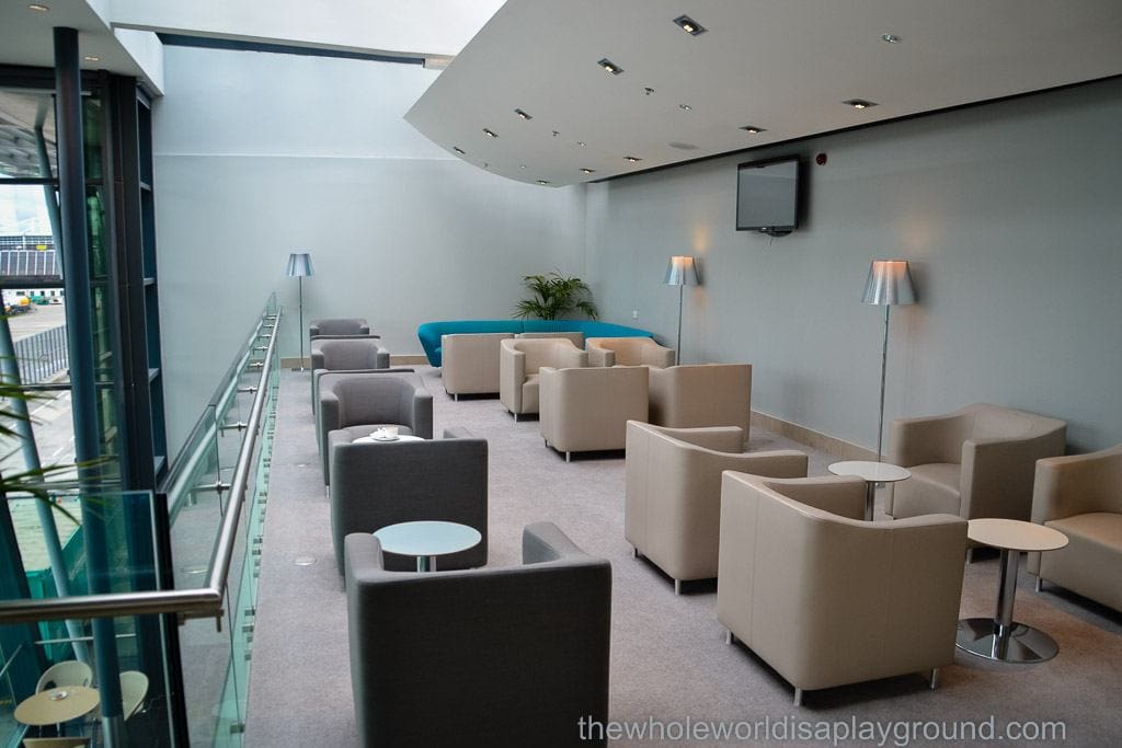 Aer Lingus Lounge, Dublin Airport, Terminal 2 the whole world is a playground
