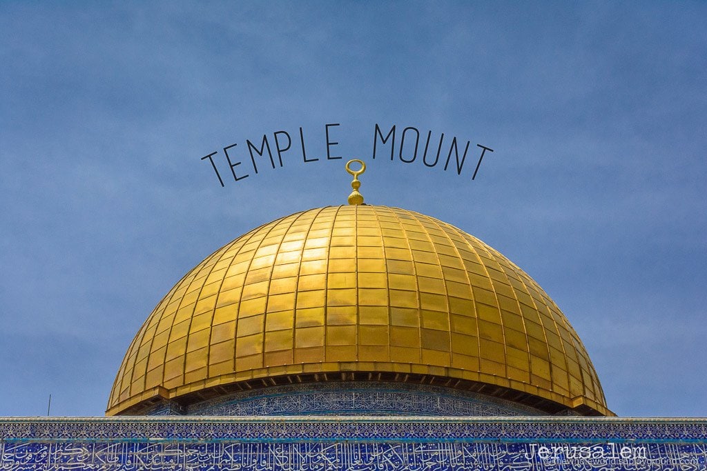 Visiting Temple Mount Jerusalem Israel