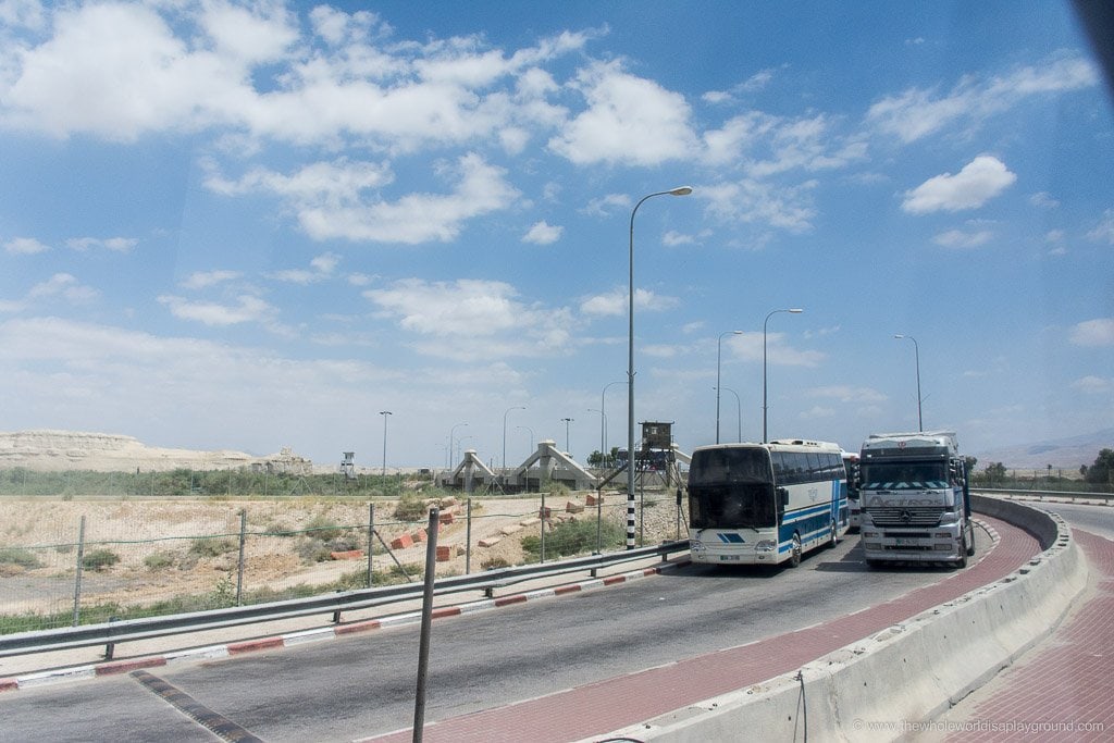 How to Jerusalem to Jordan land border crossing at the King Hussein/Allenby Bridge the whole