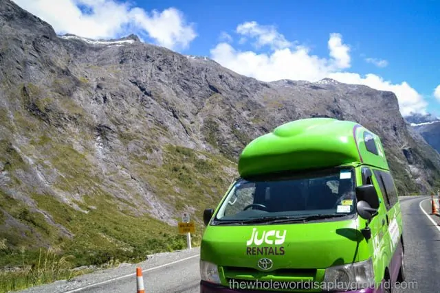 Jucy campervan New Zealand