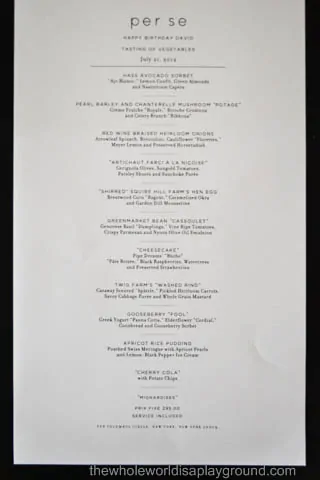 The Per Se Experience: Saturday Afternoon Lunch in New York with