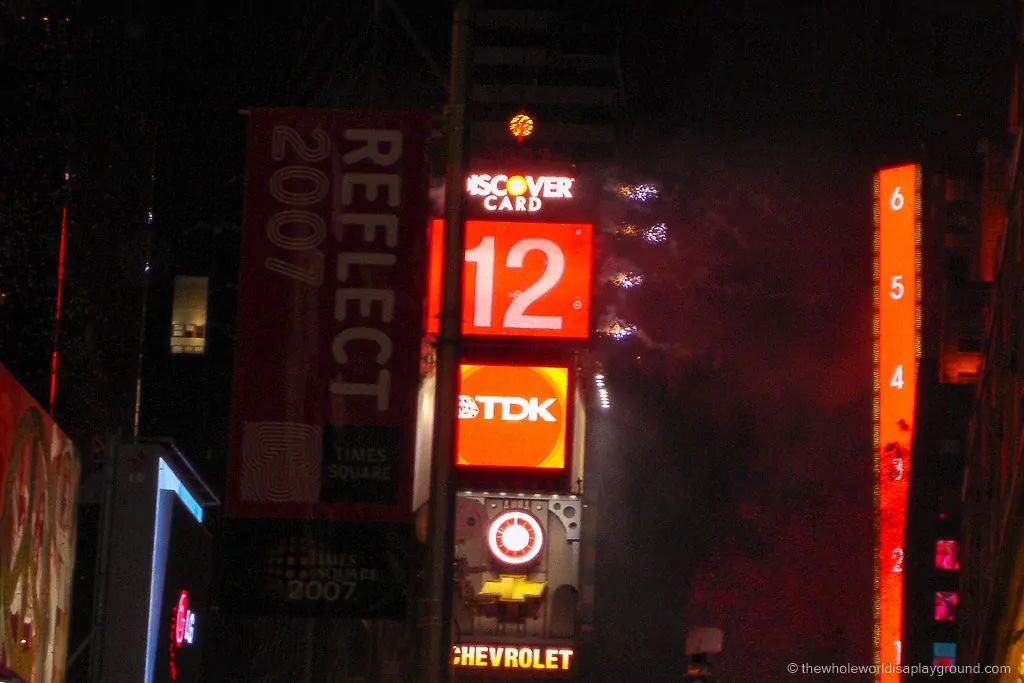 Times Square New Years Eve ©thewholeworldisaplayground