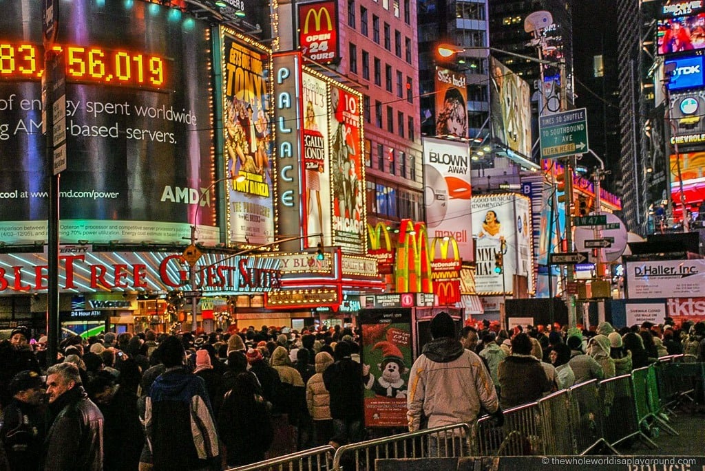 Times Square New Years Eve ©thewholeworldisaplayground