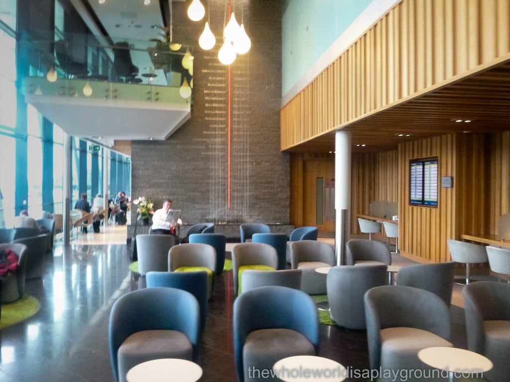 Aer Lingus Lounge, Dublin Airport, Terminal 2 The Whole World Is A