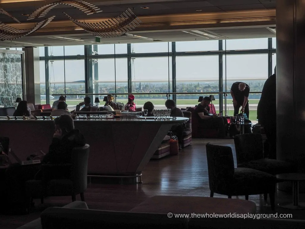 British Airways Galleries Club South Lounge London Heathrow @thewholeworldisaplayground