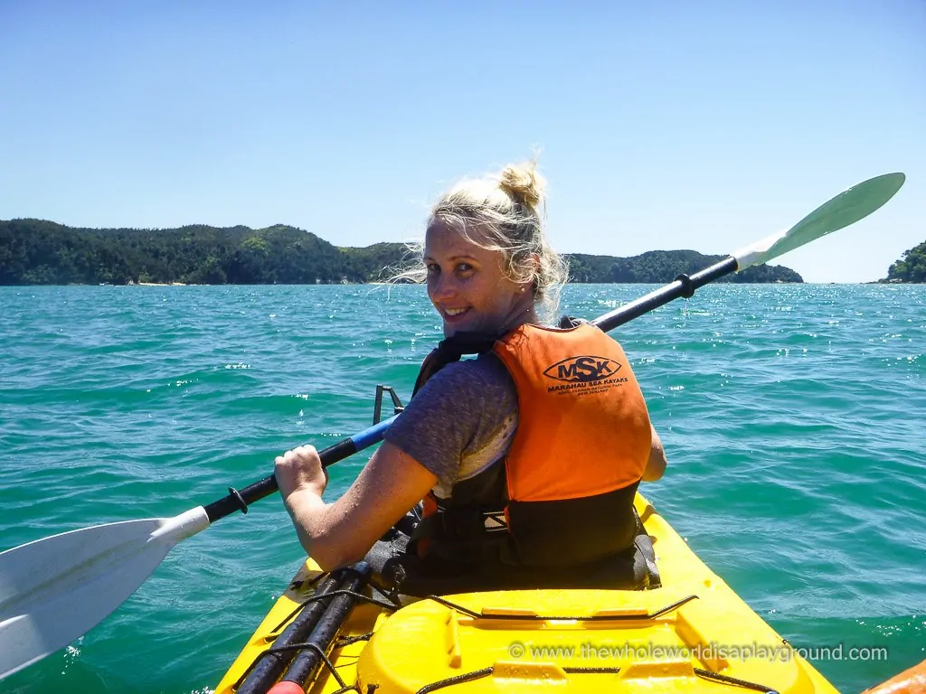 Kayak Abel Tasman @thewholeworldisaplayground