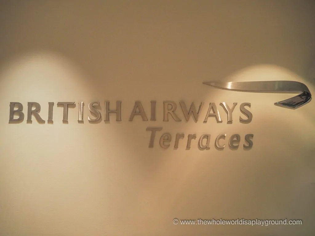 British Airways Chicago Terraces Lounge ©thewholeworldisaplayground