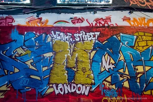 Leake Street London ©thewholeworldisaplayground