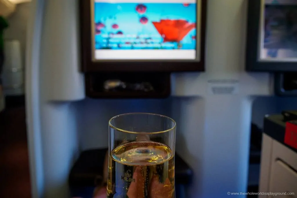 KLM Business Class Review Amsterdam New York ©thewholeworldisaplayground