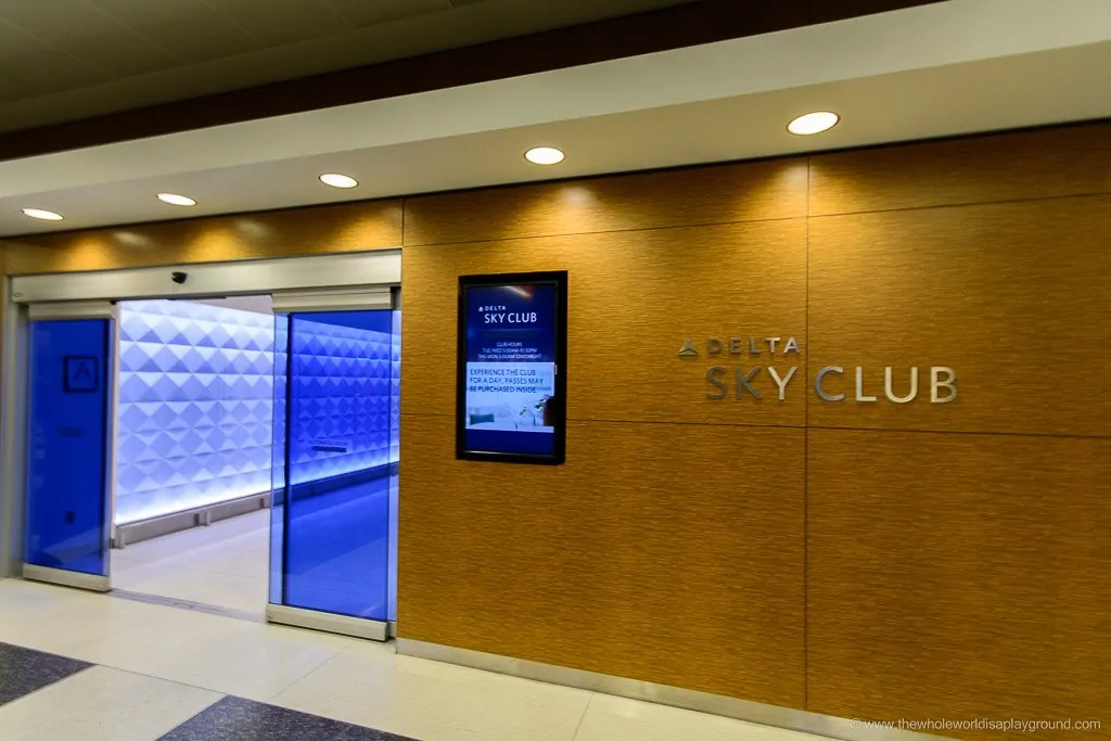 Delta Sky Club Business Class Lounge JFK ©thewholeworldisaplayground