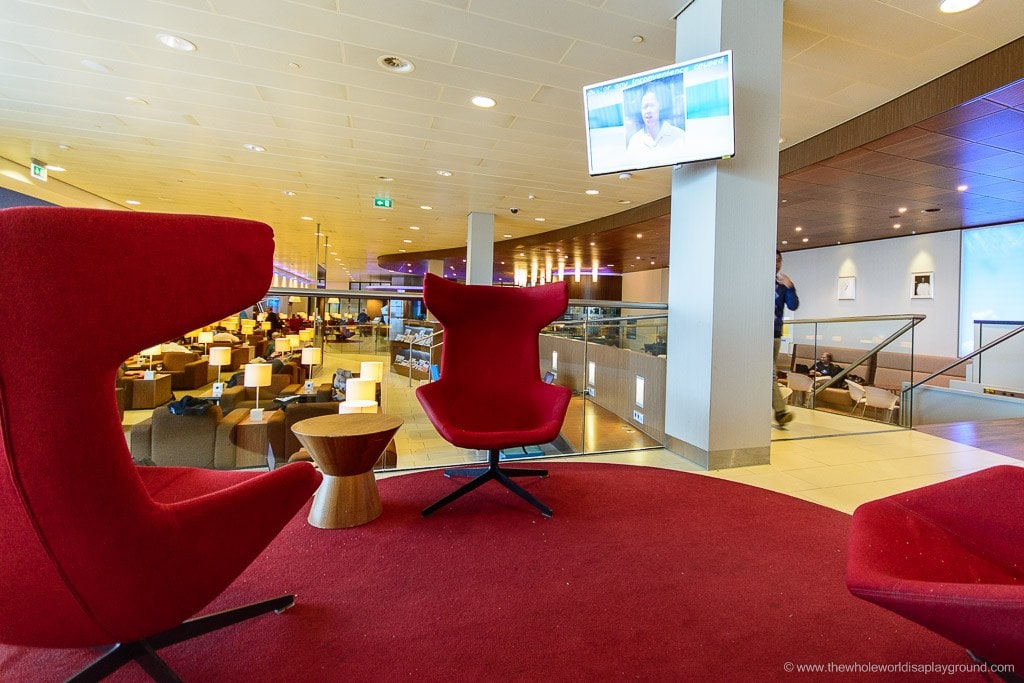 KLM Business Class Crown Lounge, Schiphol Airport, Amsterdam The
