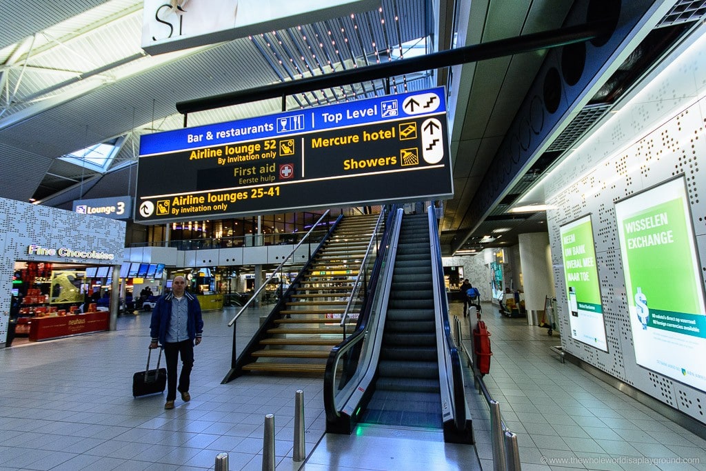 KLM Business Class Crown Lounge, Schiphol Airport, Amsterdam The