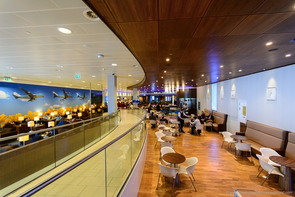 KLM Business Class Crown Lounge, Schiphol Airport, Amsterdam The