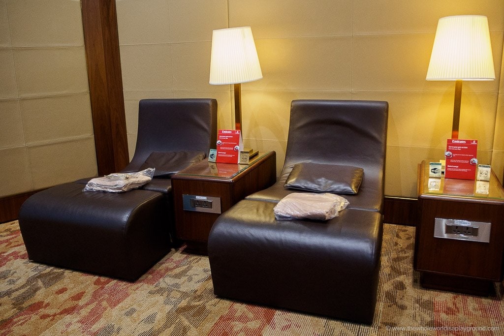 Emirates Dubai Business Class Lounge Terminal 3 A Gates © thewholeworldisaplayground