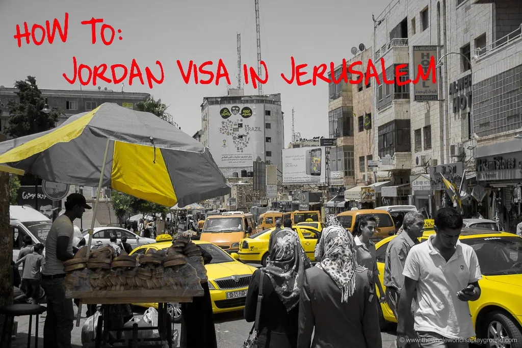 Jordan visa Israel Crossing King Hussein Bridge Allenby