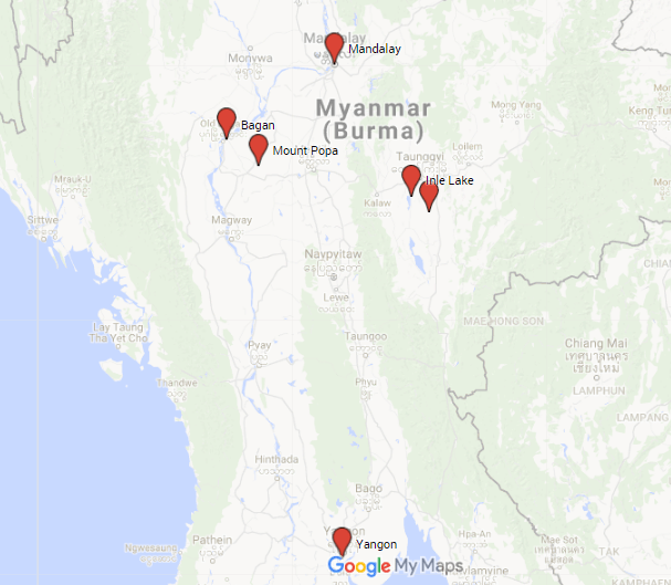 Myanmar Itinerary