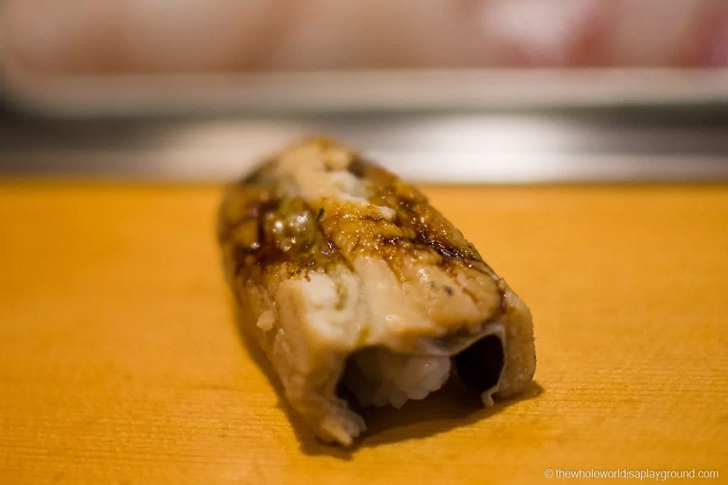 Anago (Sea Water Eel) at Sushi Dai