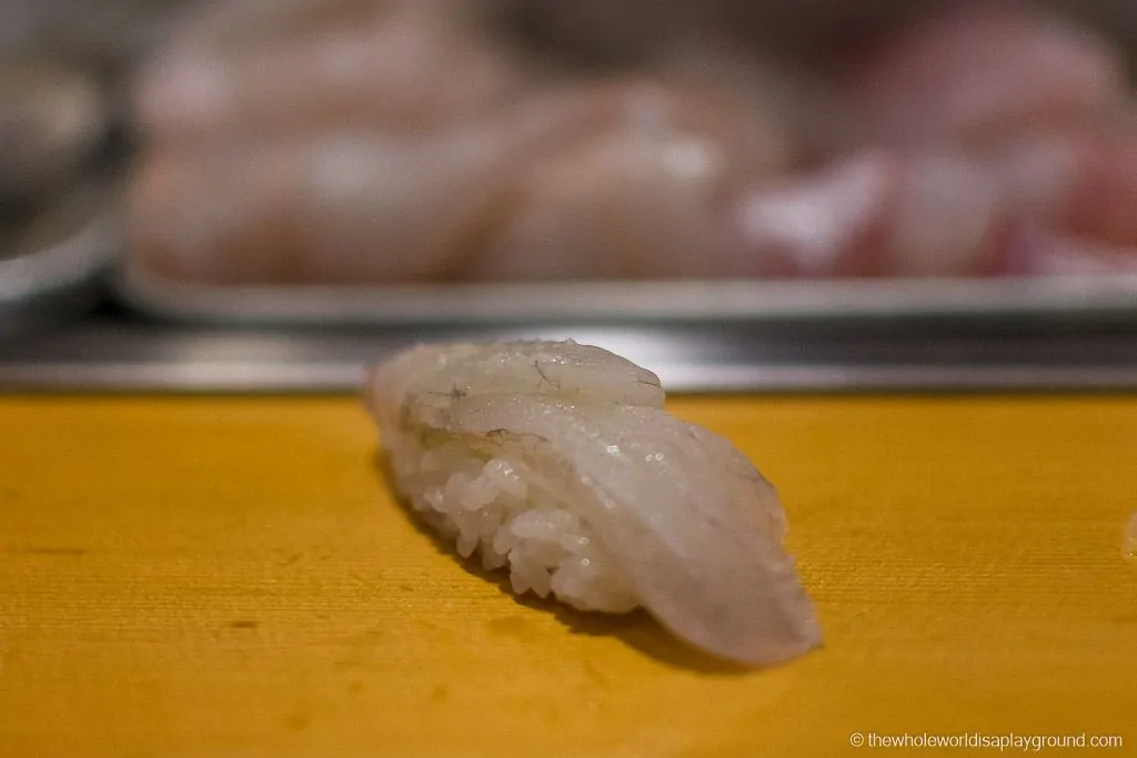 Sea Bass at Sushi Dai