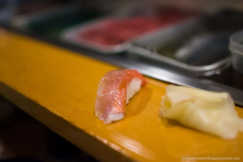 Sushi Ichiba & Daiwa Sushi at Tsukiji Market – Tokyo