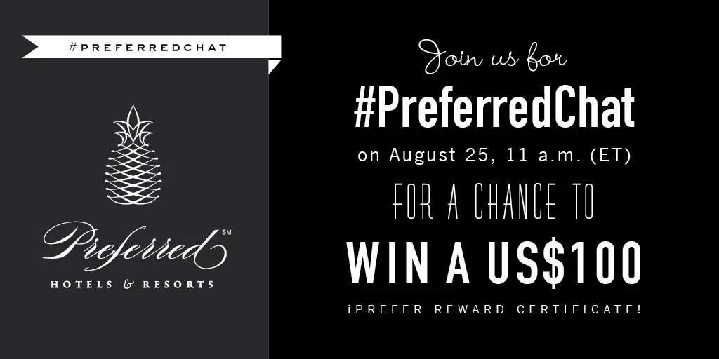 #Preferred Chat August prize promo