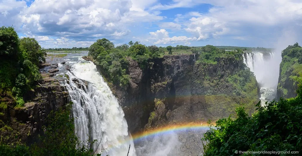 View of the Falls from the Zimbabwe side