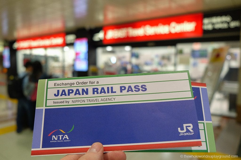 Our Japan Rail Pass vouchers