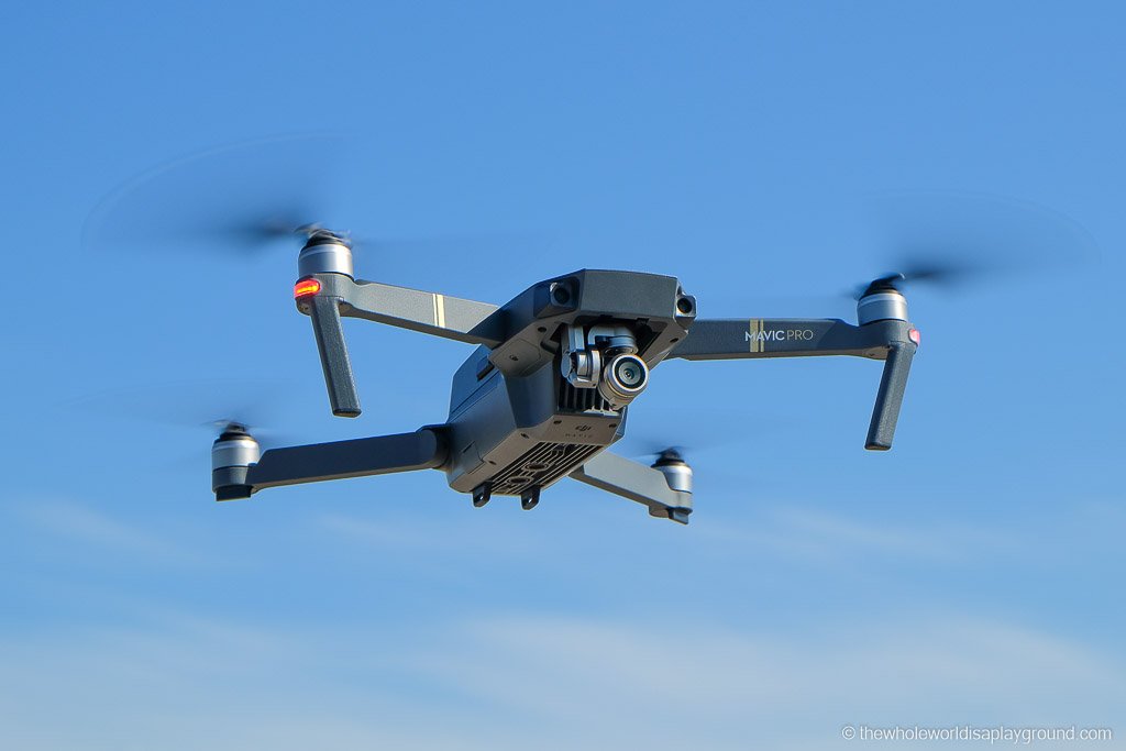Mavic pro top fly