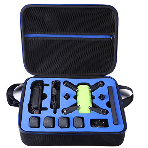 Darkhorse Double layer Portable Protective Case Waterproof Storage Bag For DJI Spark Drone Remote Controller Transmitter Batteries Propellers Cable and Other Accessories