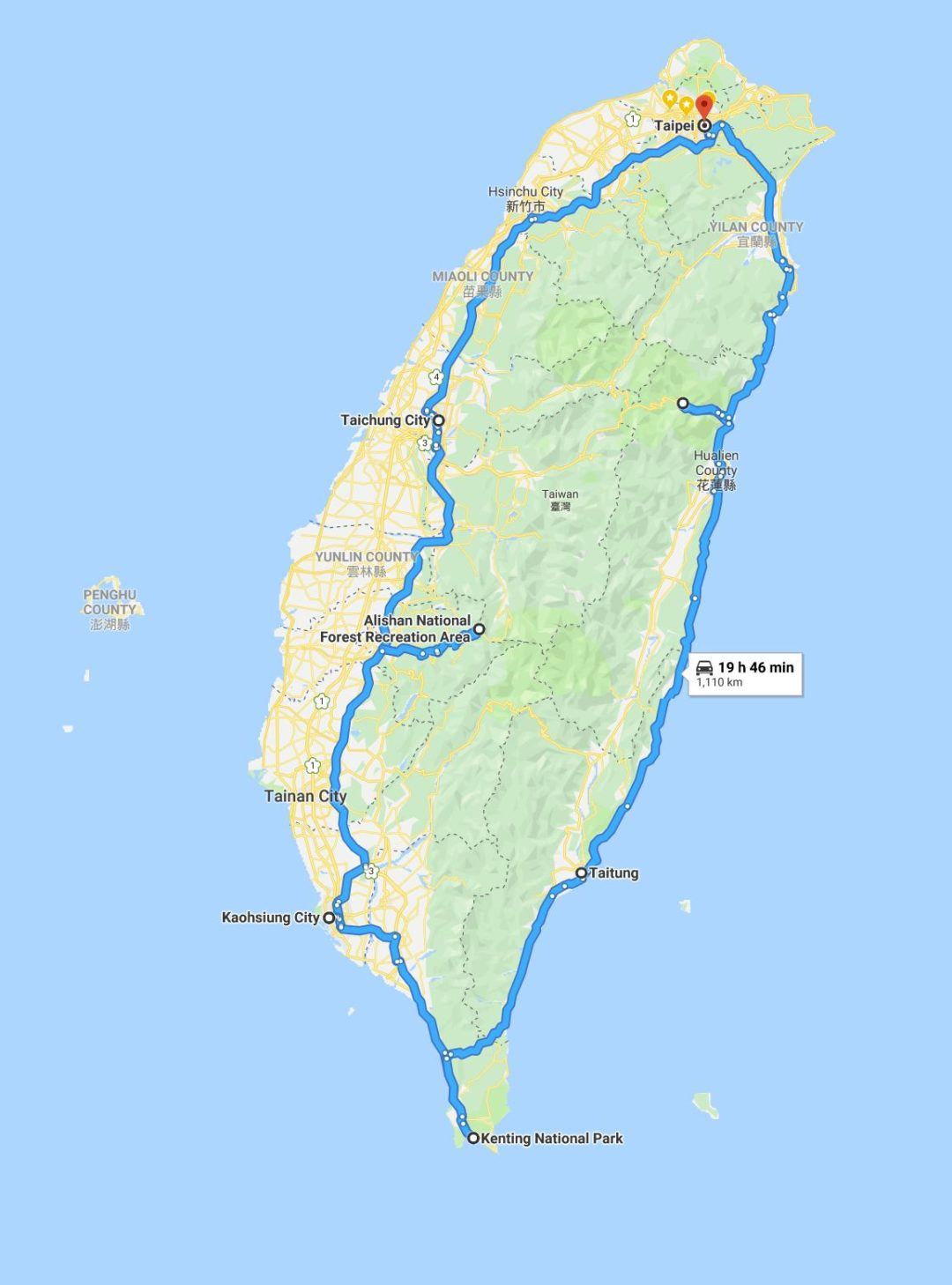 tour to taiwan from malaysia