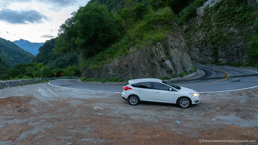 Renting a car in Taiwan