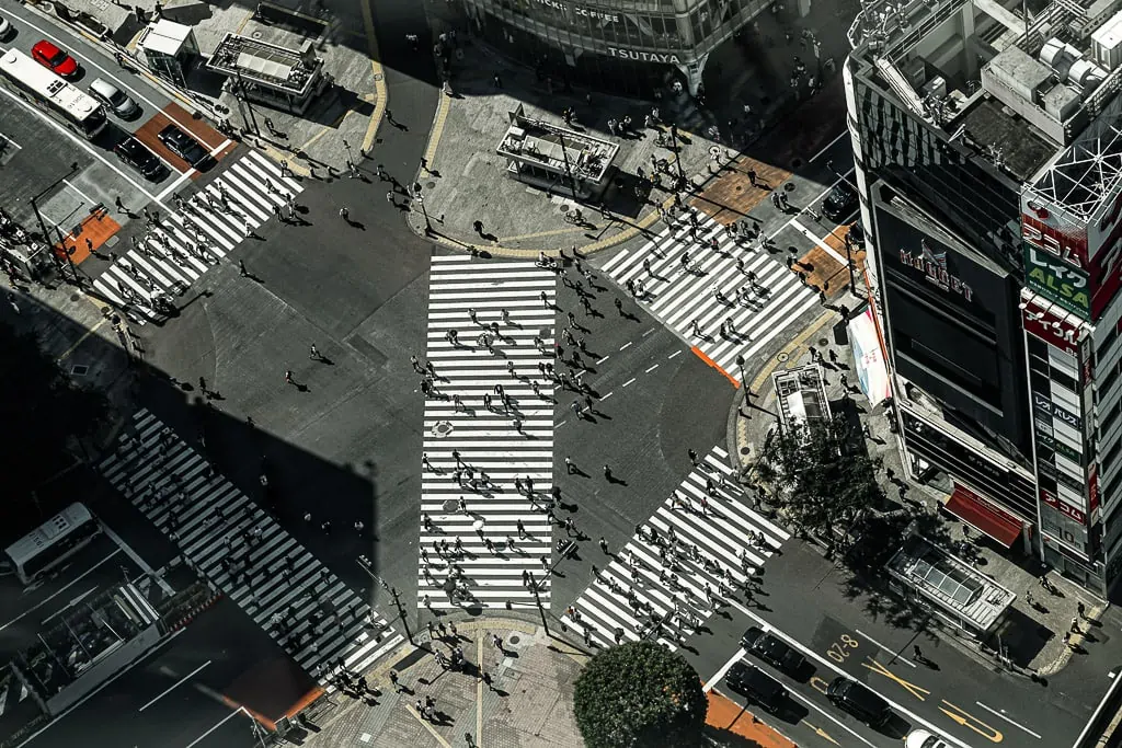 Shibuya Crossing Photo Locations