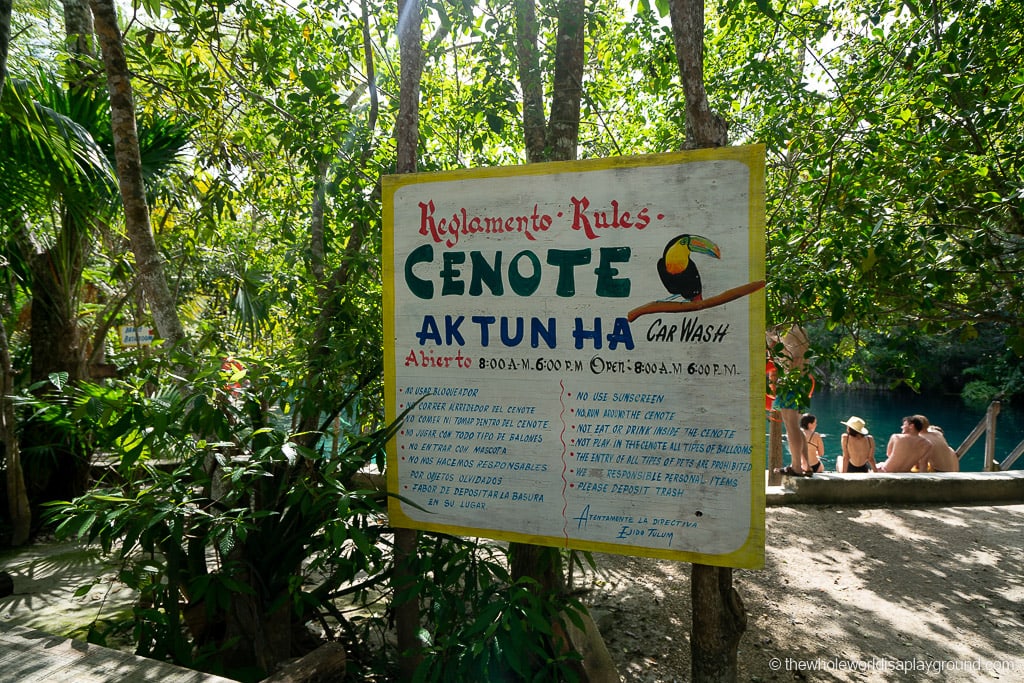 Cenote Carwash Tulum
