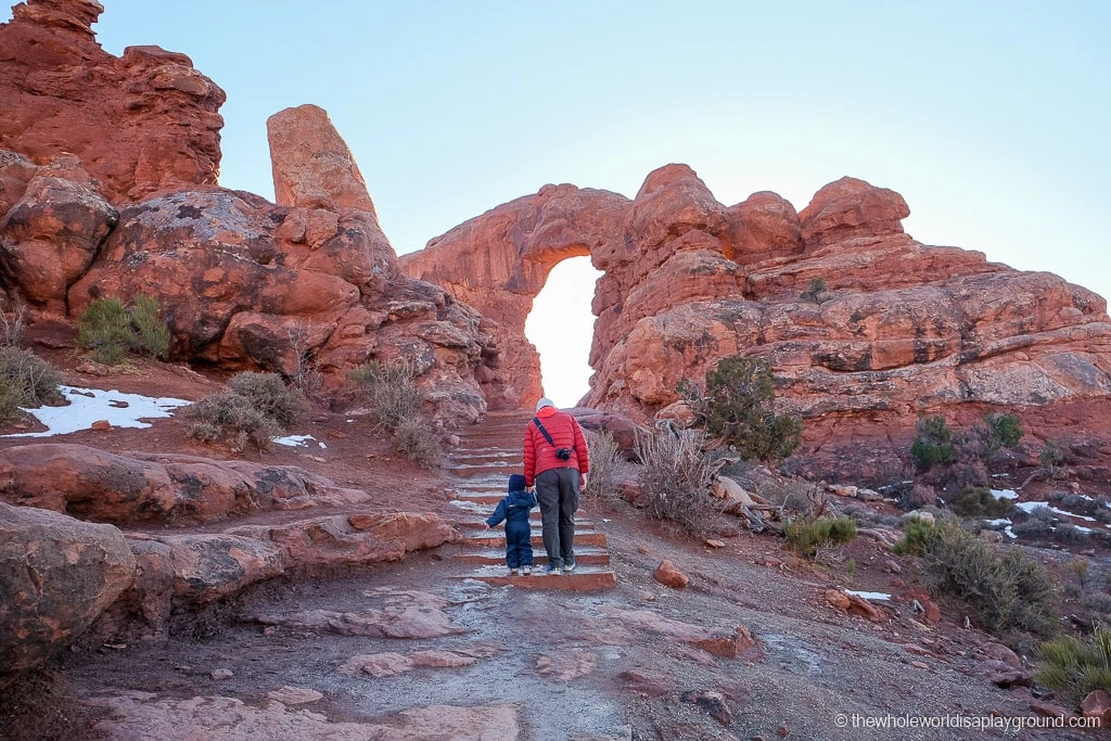 Arches National Park in Winter