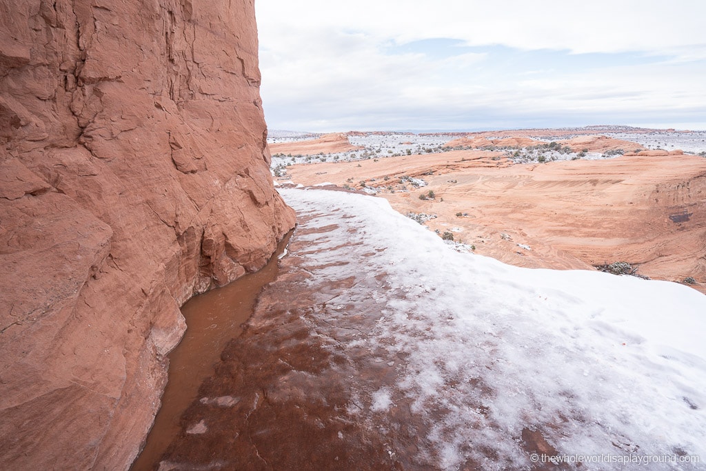 Arches National Park in Winter