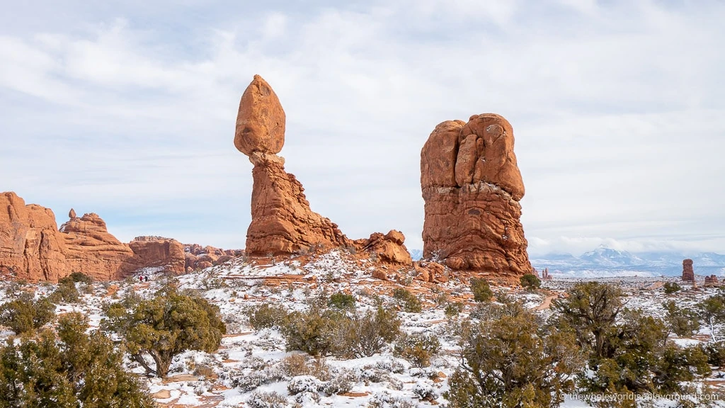 Arches National Park in Winter