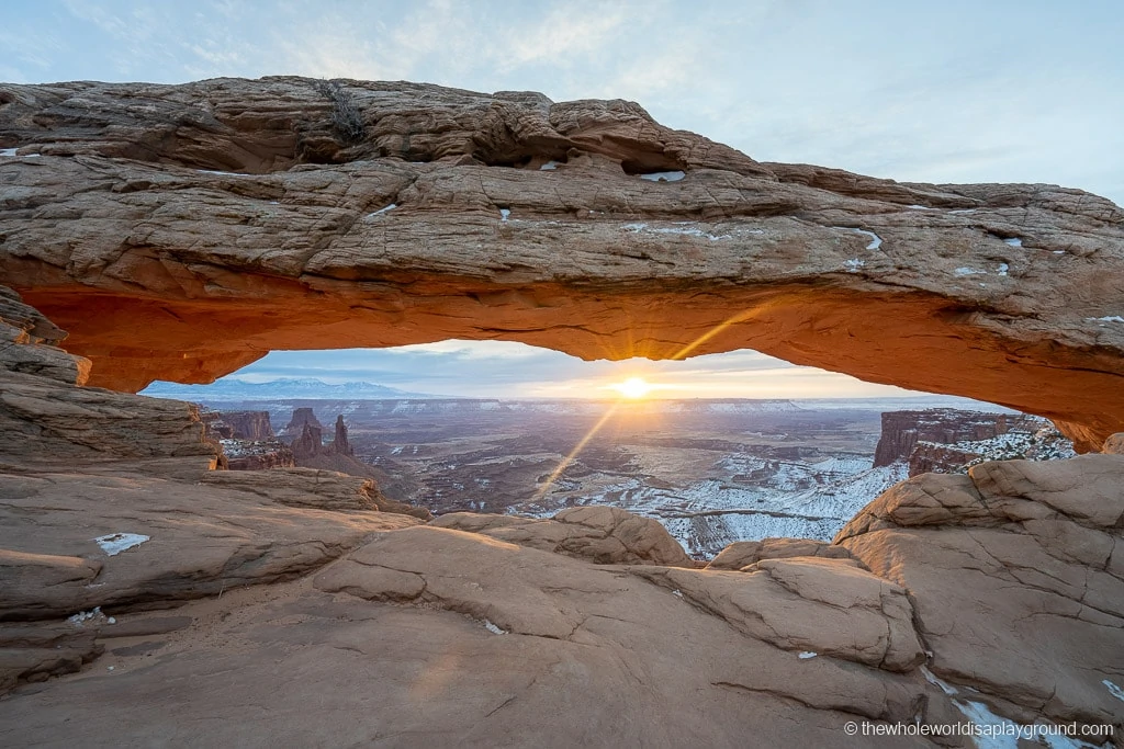 Sunrise at Mesa Arch Utah