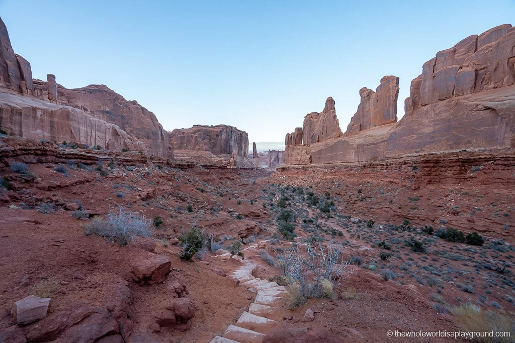 Park Avenue Arches National Park