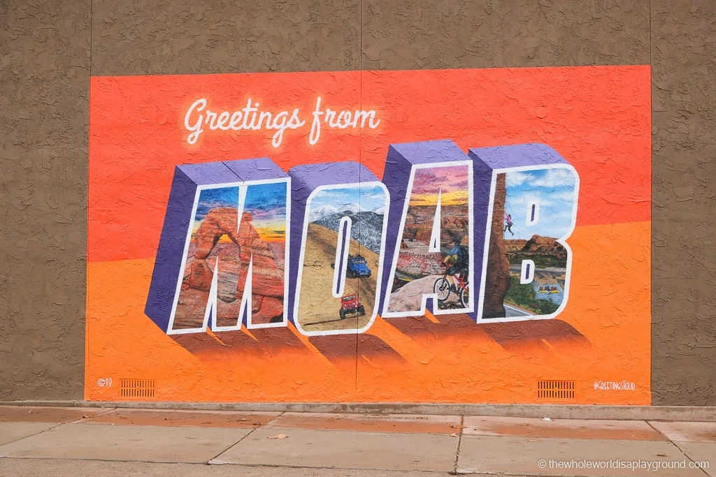 Moab sign