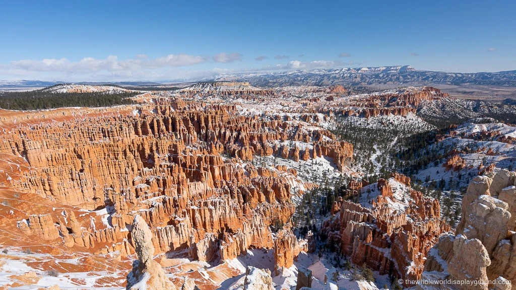 Imagination Point Bryce Canyon in Winter