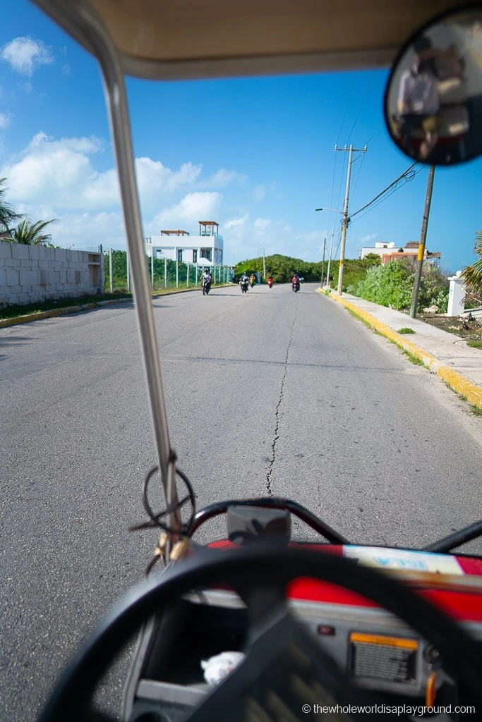 Rent golf cart Isla Mujeres