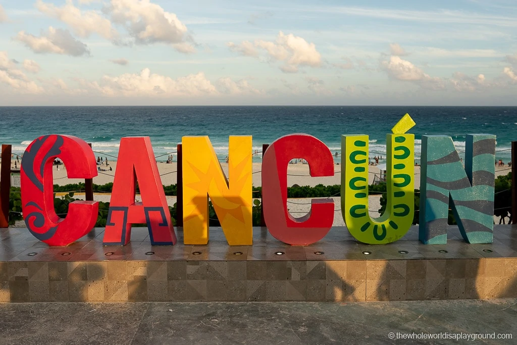 Cancun Sign Playa Defines