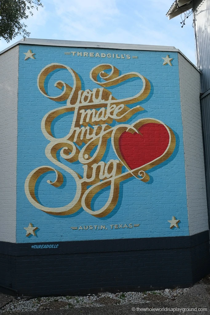 You Make My Heart Sing Mural Best Murals in Austin