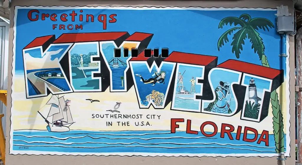 Greetings from Key West Mural