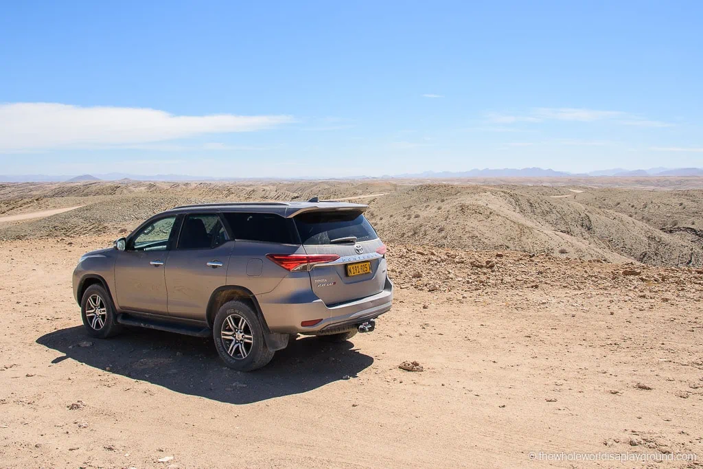 Renting a Car in Namibia