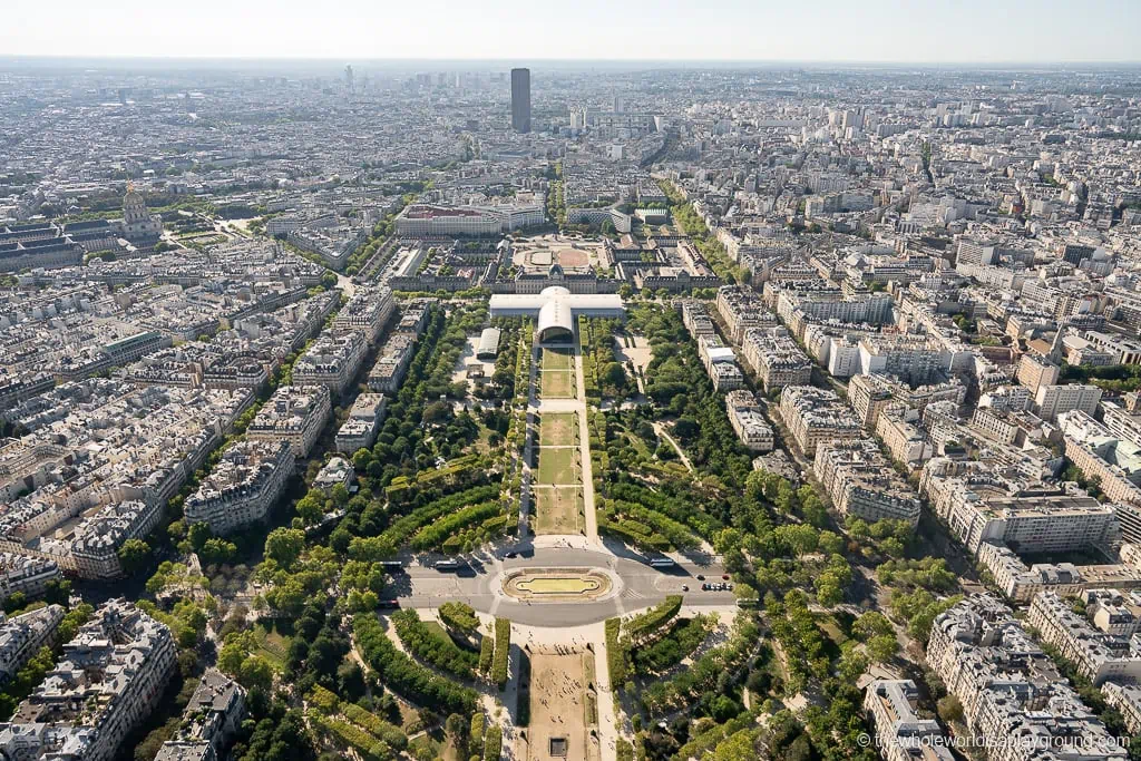 Views from Eiffel Tower