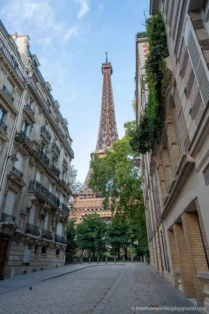 view from top eiffel tower viewing deck