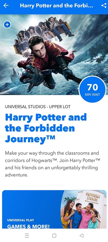 Universal Studios Hollywood Express Pass