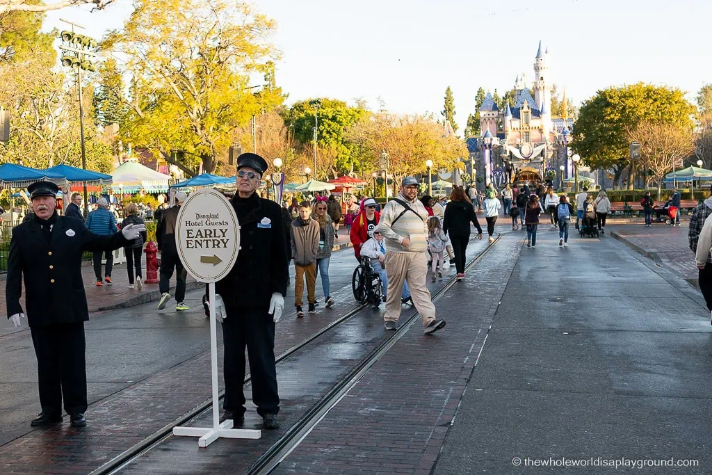 Disneyland California Early Entry Strategy