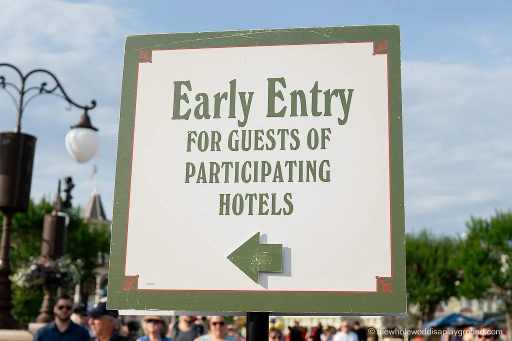 Magic Kingdom Early Entry