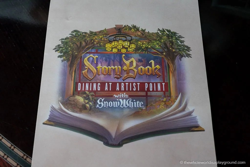 Story Book Dining at Artist Point with Snow White